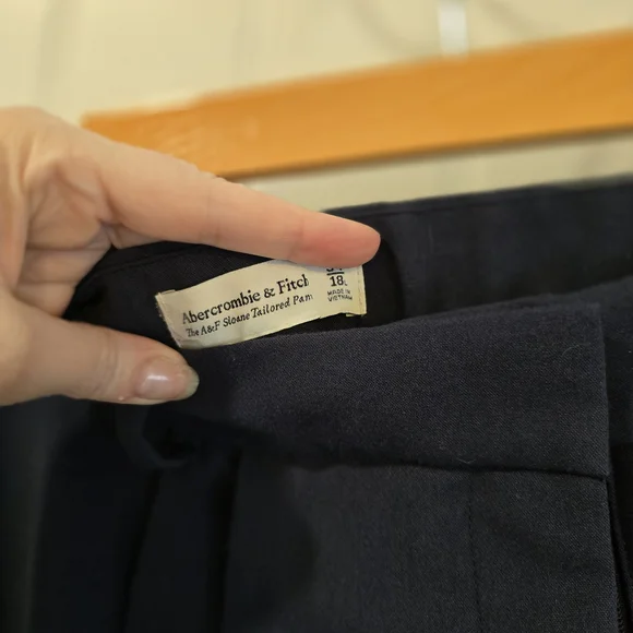 Abercrombie And Fitch Navy Women's Pants - Picture 3 of 6